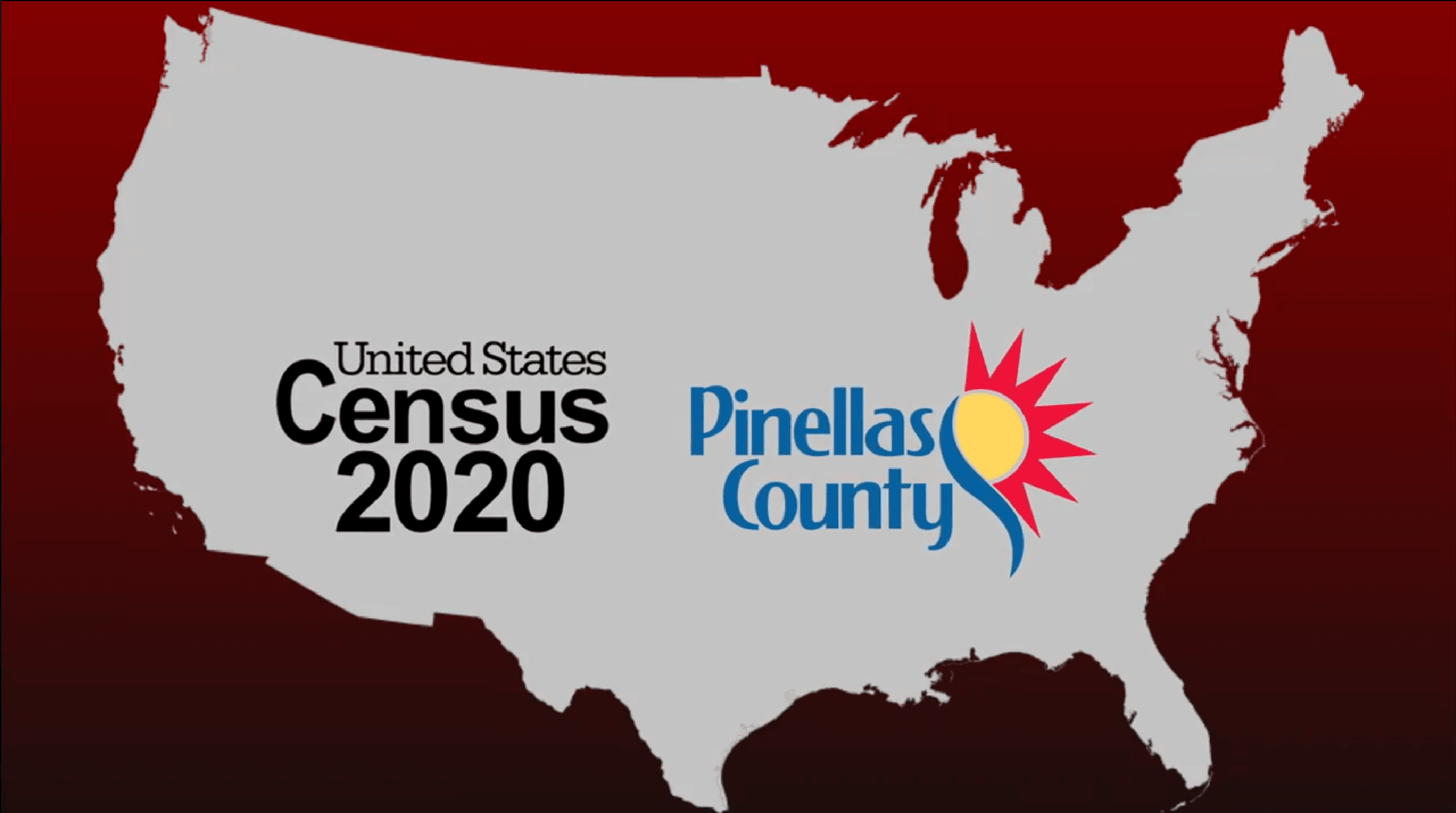 Outlined map of the United States with the text 